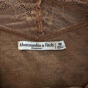 Abercrombie and Fitch Animal Print Top Sleepwear